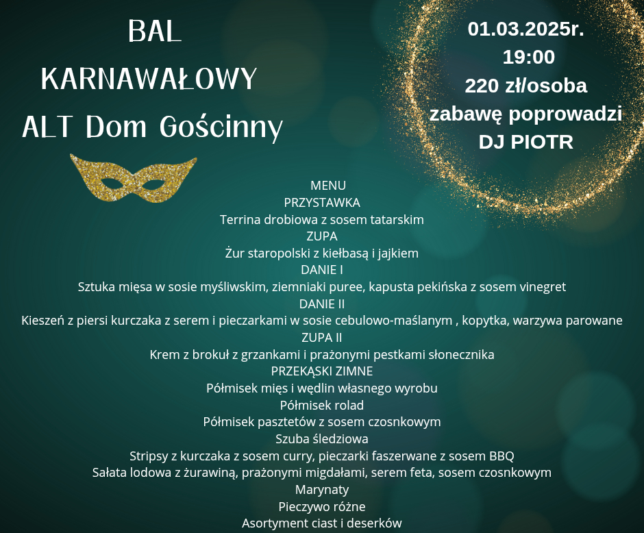 bal karnawałowy 2025